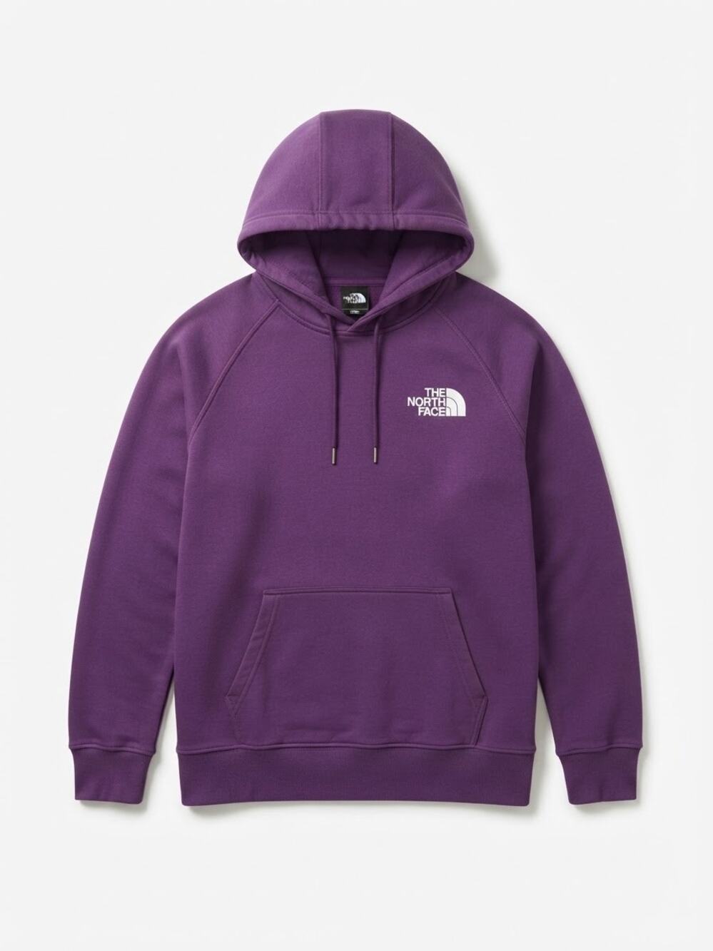 The North Face Purple Circular Design Logo Pullover Hoodie Size Medium M Explore